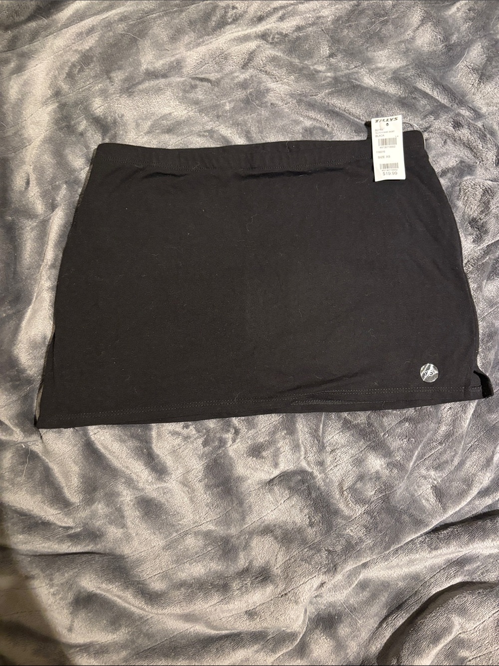 Tillys Black Mini Skirt With Built in Shorts